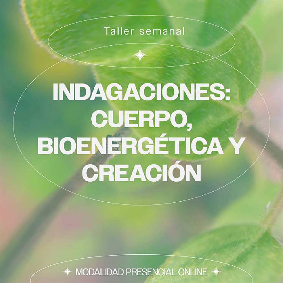 Taller "Indagaciones: Cuerpo, Bioenergética y Creación"